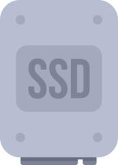 Poster - This icon features an ssd solid state drive, highlighting its role as a storage device