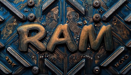 Poster - High-Quality RAM Technology Close-Up Image