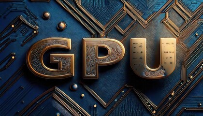 Poster - Innovative 3D GPU Design in Circuit Background