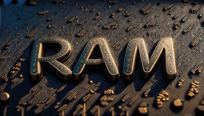 Poster - Innovative RAM Technology Showcased in High-Resolution Image