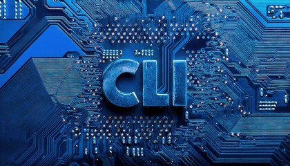 Poster - CLI Technology on Circuit Board Background