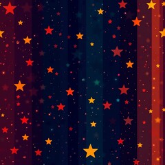 Wall Mural - seamless pattern with stars.