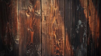 Canvas Print - Rustic Wooden Texture with Warm Undertones