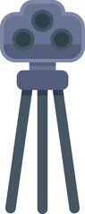 Poster - geodetic instrument is securely positioned on a tripod, ready to capture precise measurements for su