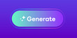 © PKartstudio - Generate AI button, Artificial Intelligence rainbow colorful Gradient badge icon ,Generate text Typography and Magic star icon Ai logo. for website or application image generator