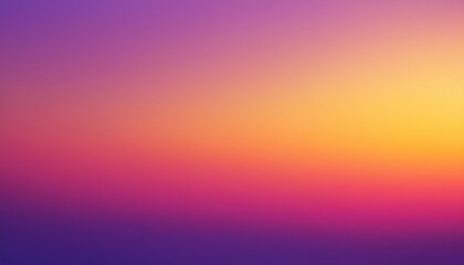 Poster - Beautiful gradient background transitioning from vibrant purple to soft pink and subtle yellow, perfect for adding a touch of elegance and color to any creative project