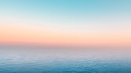 Wall Mural - beautiful seascape with sea and sky at sunset. natural background