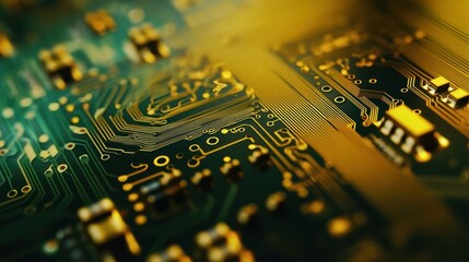 Poster - Close-up of a Circuit Board