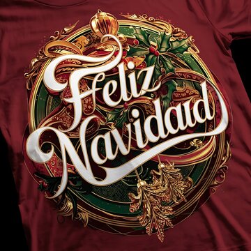 Feliz Navidad  , árbol de Navidad calligraphic lettering Christmas tree Winter , árbol de Navidad Design for greeting card posters stickers banner