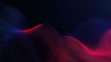 Poster - Abstract Waves of Light