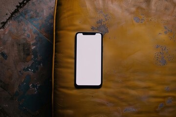 Mockup of a Smartphone with blank white screen