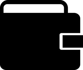 Poster - Wallet icon in trendy flat style vector. Purse with money illustration sign. Coins symbol. Online payment logo for mobile concept and website design pictogram isolated on transparent background.