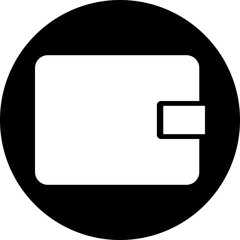 Poster - Wallet icon in trendy flat style vector. Purse with money illustration sign. Coins symbol. Online payment logo for mobile concept and website design pictogram isolated on transparent background.