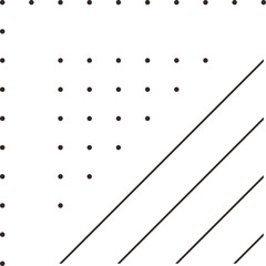 Fototapete - Abstract Geometric Simple Element Set 