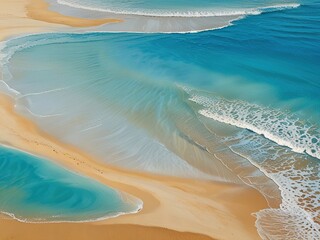 Poster - beach in the morning