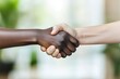 © LimeSky - Modern handshake symbolizing friendship respect Arm wrestling racism