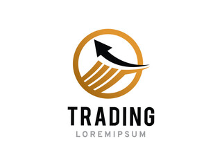 Trading logo symbol or icon template