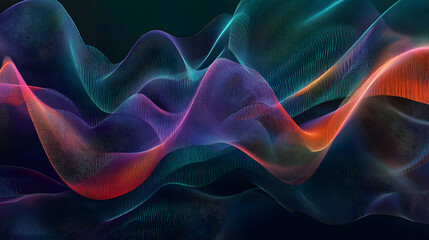 Abstract Digital Wave