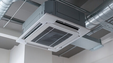 modern HVAC vent system installed in a home, showcasing efficient air conditioning technology. The image symbolizes comfort, air quality, and the importance of climate control in daily living