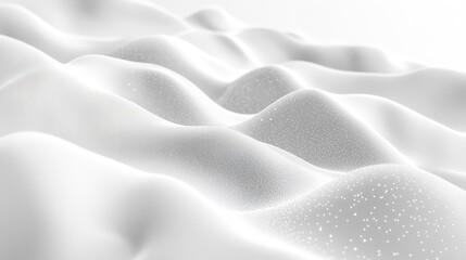 Wave White Background: Abstract White Futuristic Background