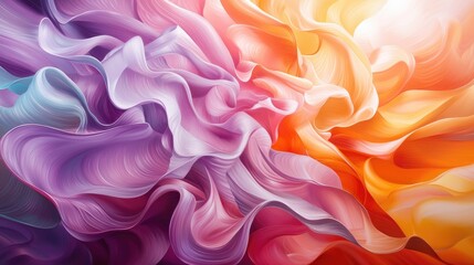 Poster - Vibrant Swirling Colors in Abstract Art
