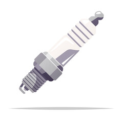 Wall Mural - Spark plug vector isolated illustration