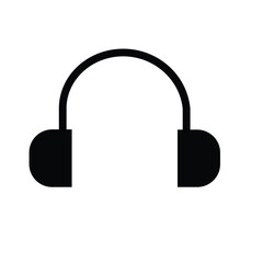 Canvas Print - earphone icon simple