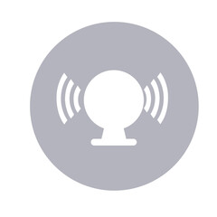 Canvas Print - cctv icon simple illustration design