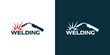 © Rezaalfarid204 - welding logo  vector illustration, welding tool logo template