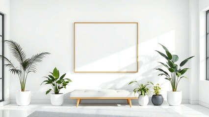 Wall Mural - modern interior with a window