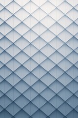 Poster - Textured diamond pattern in soft blue tones creating a modern wall design in bright light