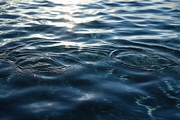 Canvas Print - Ripples on Calm Water