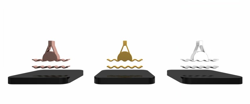 Colorful Floating buoy on the sea icon isolated on white background. Minimalism concept. 3D render illustration