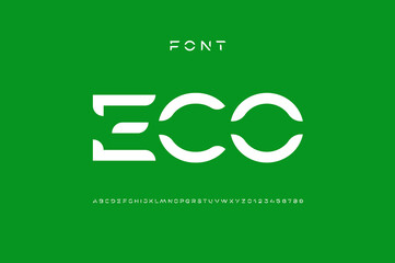 Wall Mural - technology font, digital cyber alphabet made futurism style, letters a, b, c, d, e, f, g, h, i, j, k