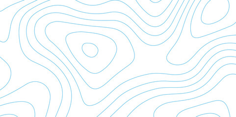 Poster - Abstract design seamless pattern with line topographic map. geographic mountain relief. retro topographic map. geographic contour map grid backdrop paper texture. terrain path isolated on background.