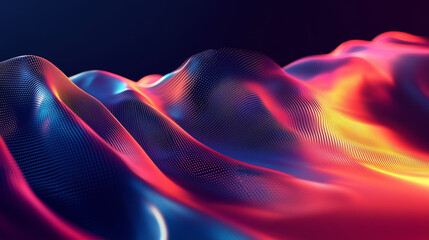 Canvas Print - ultra futurist tech abstract background. generative ai