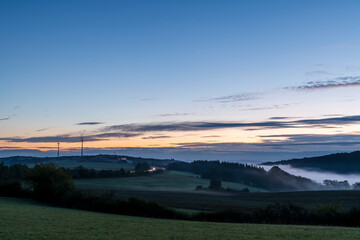 Wall Mural - sunrise over the mountains