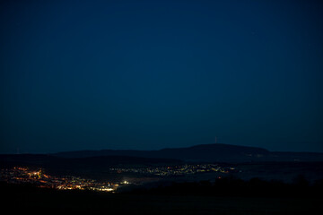 Wall Mural - night sky over the city