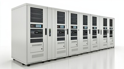 Poster - Modern Data Center Server Rack Array