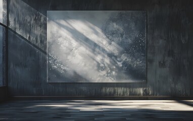 Wall Mural - Abstract Art in a Minimalist Interior