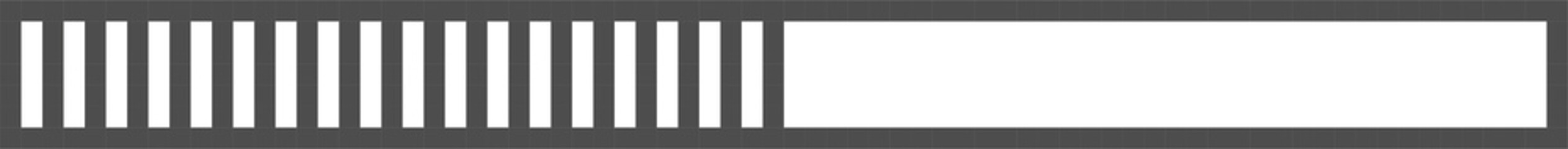 Fototapete - collection set of retro game 8bit pixel art loading process progress counter bar, flat png transpare
