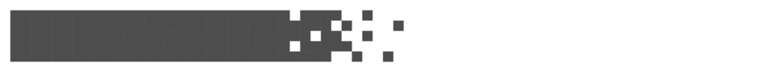 Fototapete - collection set of retro game 8bit pixel art loading process progress counter bar, flat png transpare