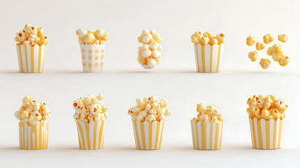 Poster - popcorn icons 