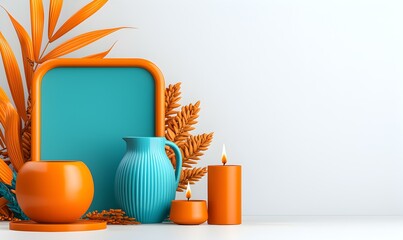 Poster - Charming 3D Contemporary Home Decor Collection, featuring playful designs and vibrant colors, perfect for adding warmth to any living space.