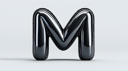 Poster - Minimalist medium icon design in black and white, featuring clean lines and geometric shapes, embodying simplicity and modern aesthetics.