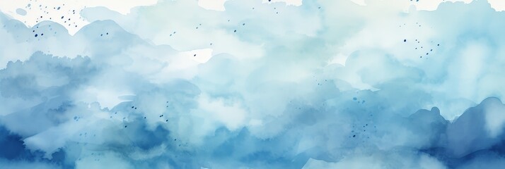 Sticker - Abstract Watercolor Sky Painting