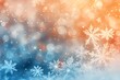 © Munali - Winter snowflakes background