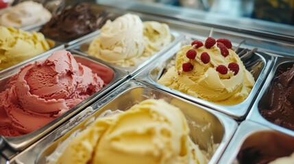 Poster - Ice Cream Display.