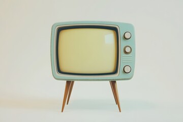 Vintage retro television set