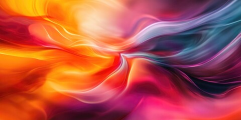 Colorful Swirl Abstract Art